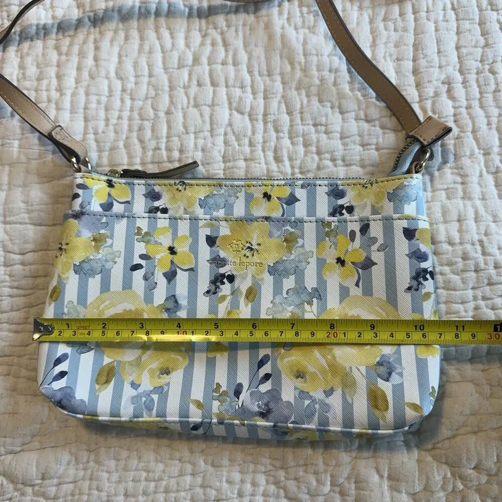 Nanette Lepore Crossbody Handbag Mirabel Floral Printed Vegan Leather Spring